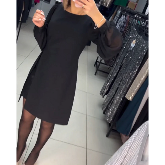 Lucy™️ | Elegantes Einfarbiges Kleid