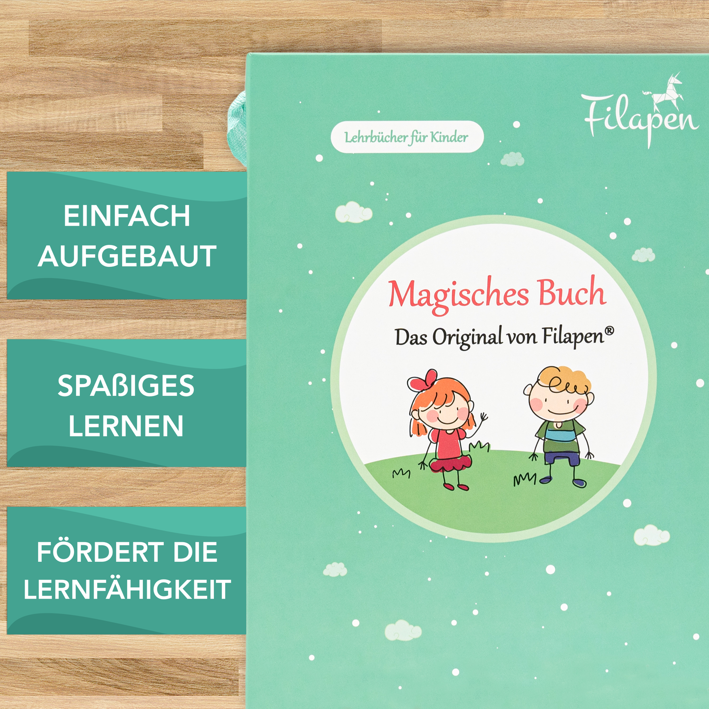 Filapen® | 5 Magische Übungshefte für Kinder - Wiederverwendbar